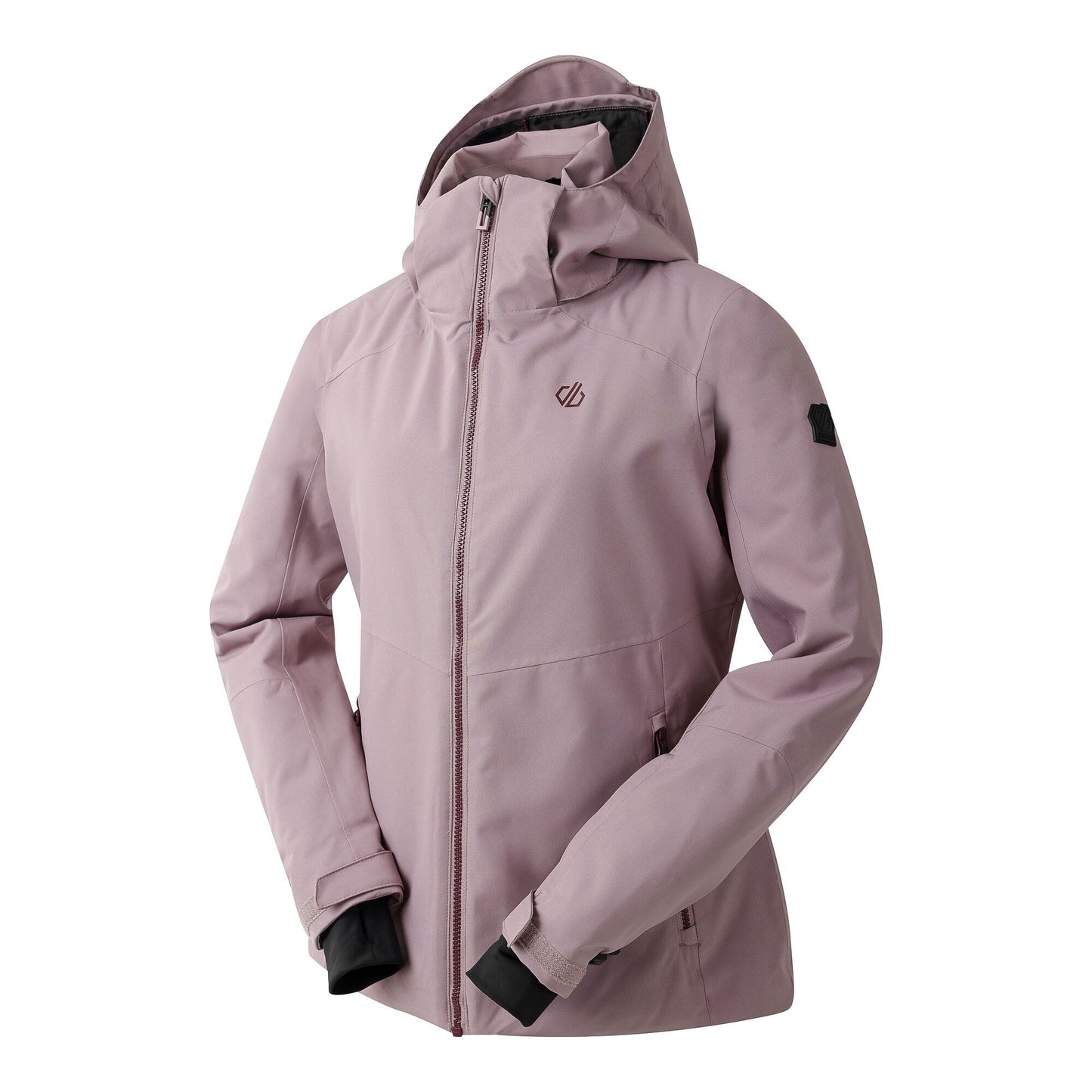 Pale Pink - Side - Dare 2B Womens-Ladies Flurry II Waterproof Ski Jacket