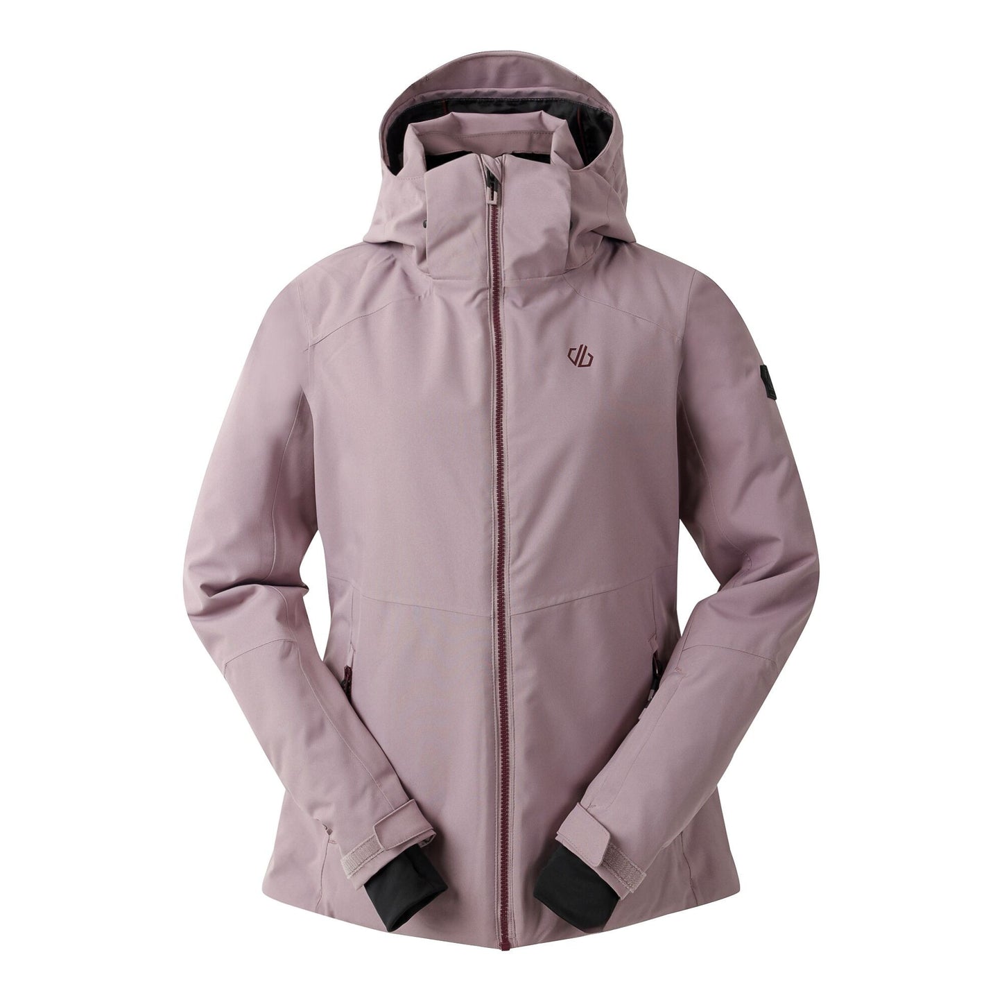 Pale Pink - Front - Dare 2B Womens-Ladies Flurry II Waterproof Ski Jacket