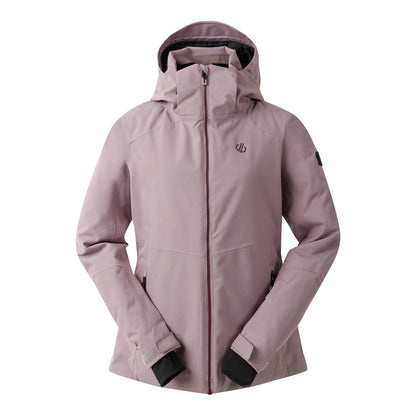 Pale Pink - Front - Dare 2B Womens-Ladies Flurry II Waterproof Ski Jacket