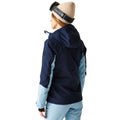 Navy - Pack Shot - Dare 2B Womens-Ladies Flurry II Waterproof Ski Jacket