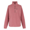 Dusty Rose - Front - Regatta Womens-Ladies Frankie Quarter Zip Fleece Top