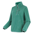 Spruce Green - Side - Regatta Womens-Ladies Frankie Quarter Zip Fleece Top