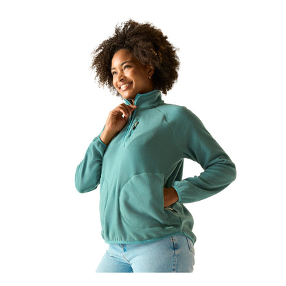 Ivy Moss - Lifestyle - Regatta Womens-Ladies Frankie Quarter Zip Fleece Top