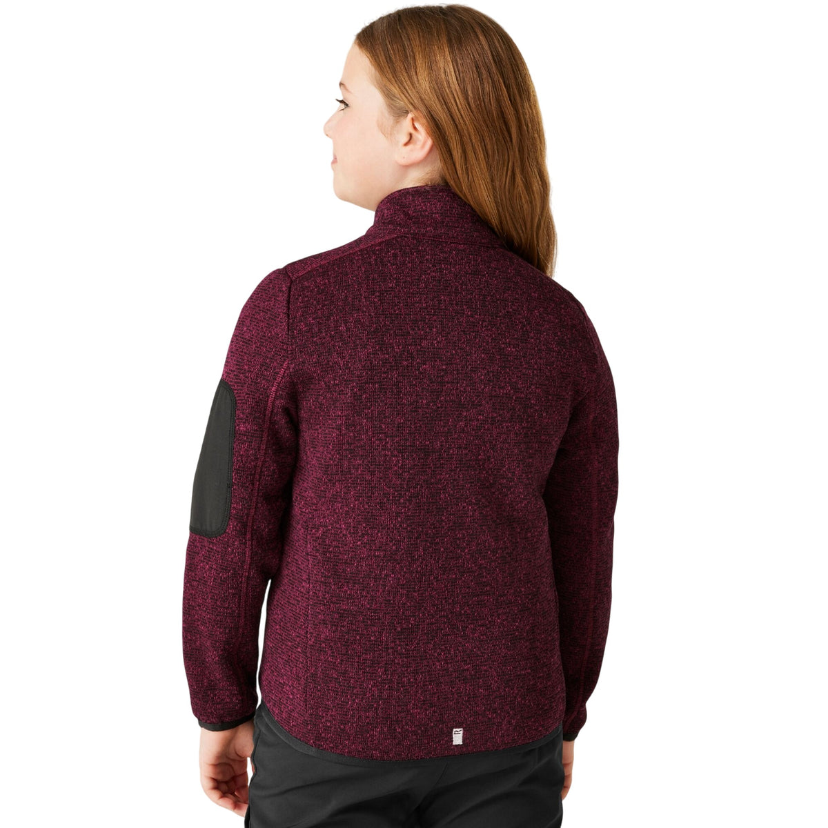 Dark Pimento-Tangerine Tango - Pack Shot - Regatta Childrens-Kids Newhill Full Zip Fleece Jacket