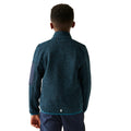 Moroccan Blue-Nordic Blue - Pack Shot - Regatta Childrens-Kids Newhill Full Zip Fleece Jacket