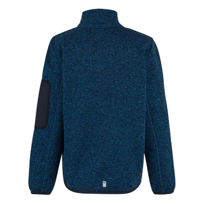 Snorkel Blue-Navy - Back - Regatta Childrens-Kids Newhill Full Zip Fleece Jacket