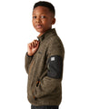 Olive Night-Pumpkin Spice - Lifestyle - Regatta Childrens-Kids Newhill Full Zip Fleece Jacket