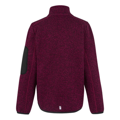 Dark Pimento-Tangerine Tango - Back - Regatta Childrens-Kids Newhill Full Zip Fleece Jacket