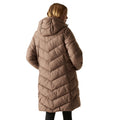 Brown - Pack Shot - Regatta Womens-Ladies Anita Padded Jacket