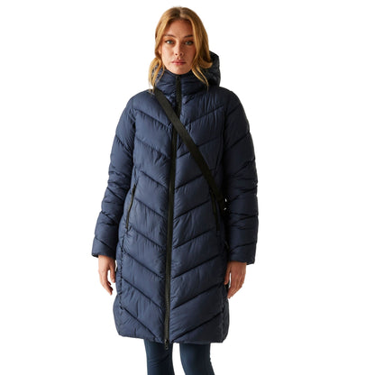 Navy - Lifestyle - Regatta Womens-Ladies Anita Padded Jacket