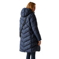 Navy - Pack Shot - Regatta Womens-Ladies Anita Padded Jacket