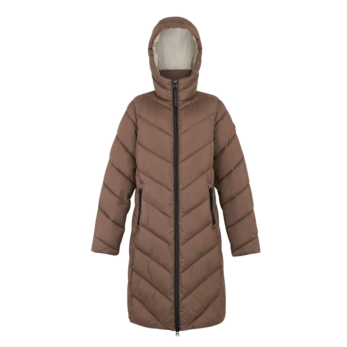 Brown - Front - Regatta Womens-Ladies Anita Padded Jacket