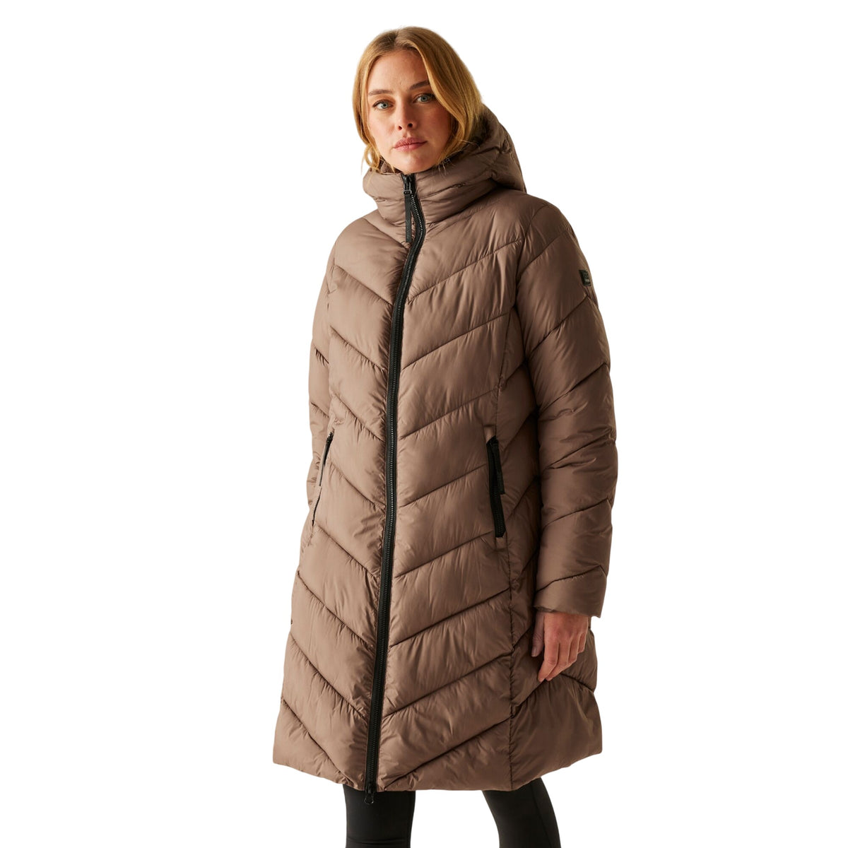 Brown - Lifestyle - Regatta Womens-Ladies Anita Padded Jacket