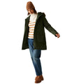 Dark Khaki - Close up - Regatta Womens-Ladies Sabinka Insulated Waterproof Jacket