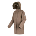 Mocha-Cocoa - Side - Regatta Womens-Ladies Sabinka Insulated Waterproof Jacket
