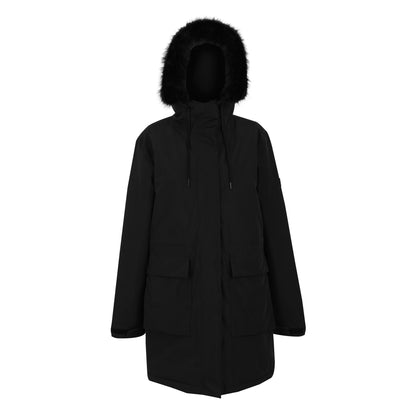 Black - Front - Regatta Womens-Ladies Sabinka Insulated Waterproof Jacket