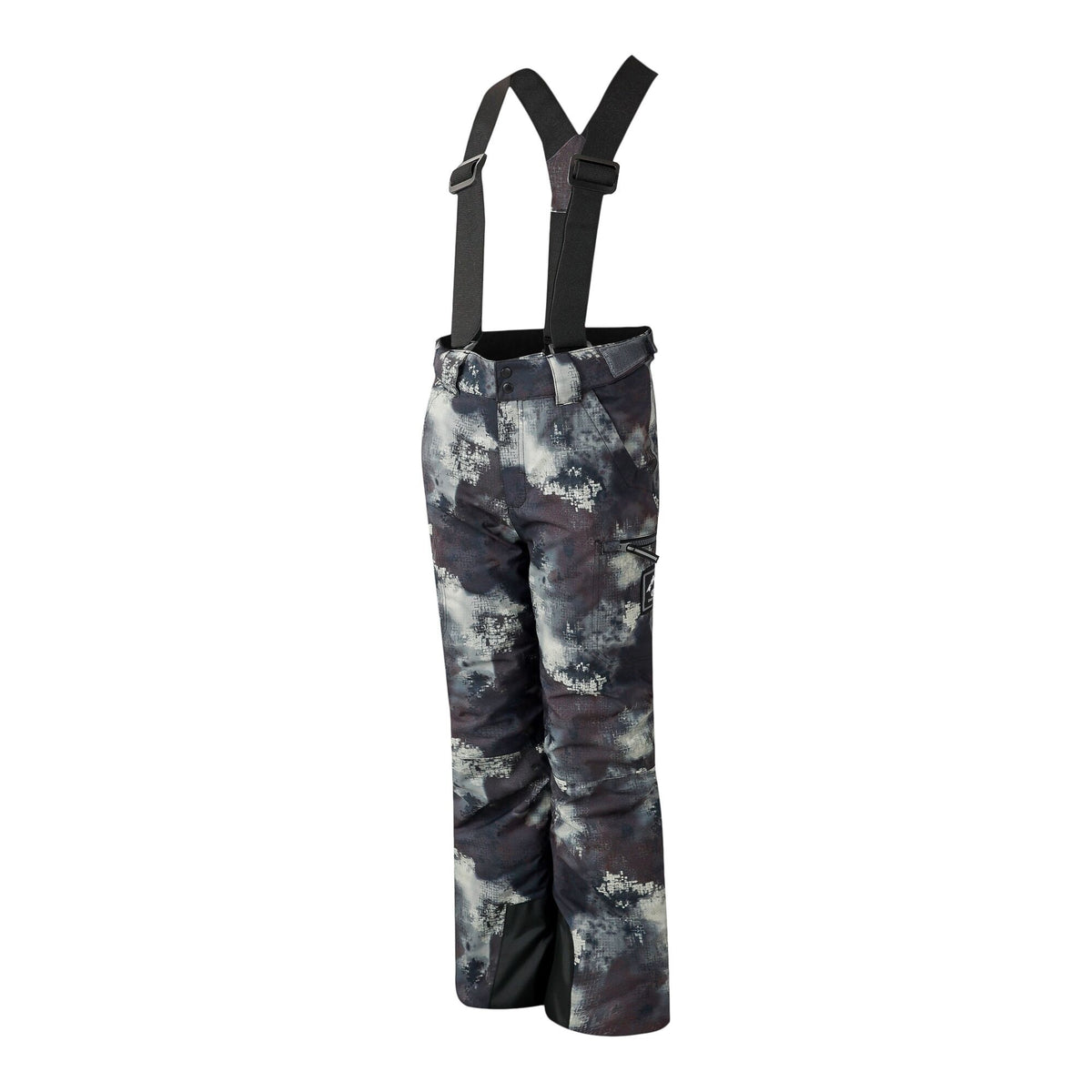 Multicoloured - Side - Dare 2B Childrens-Kids Pow II Waterproof Distressed Ski Trousers