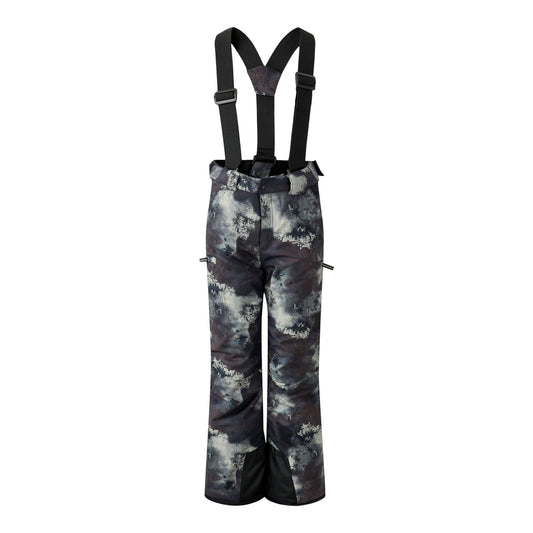 Multicoloured - Front - Dare 2B Childrens-Kids Pow II Waterproof Distressed Ski Trousers