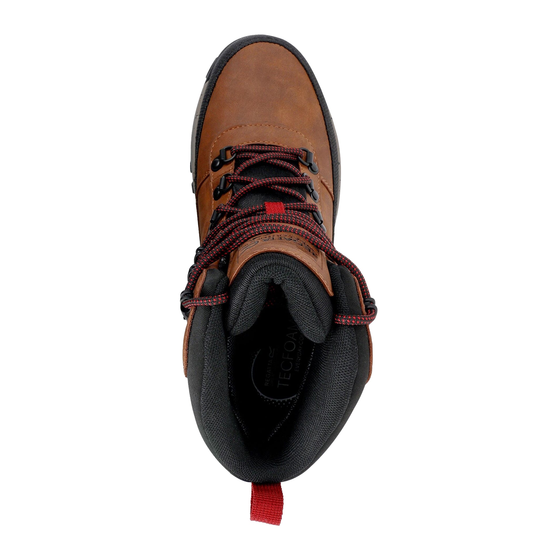 Brown-Rio Red - Pack Shot - Regatta Mens Renford Walking Shoes