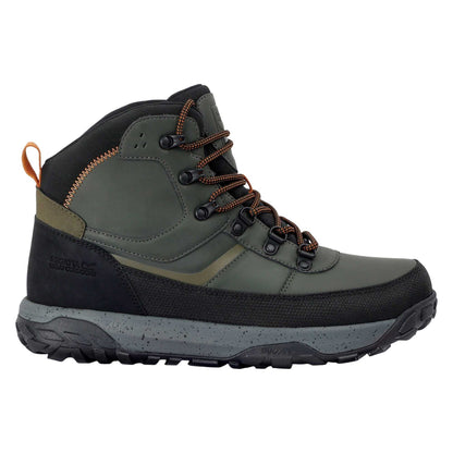 Khaki Green-Pumpkin Spice - Lifestyle - Regatta Mens Renford Walking Shoes