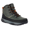 Khaki Green-Pumpkin Spice - Front - Regatta Mens Renford Walking Shoes