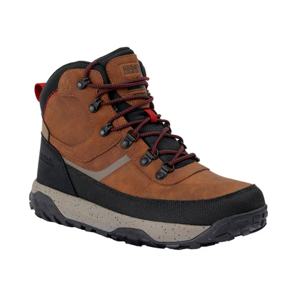 Brown-Rio Red - Front - Regatta Mens Renford Walking Shoes