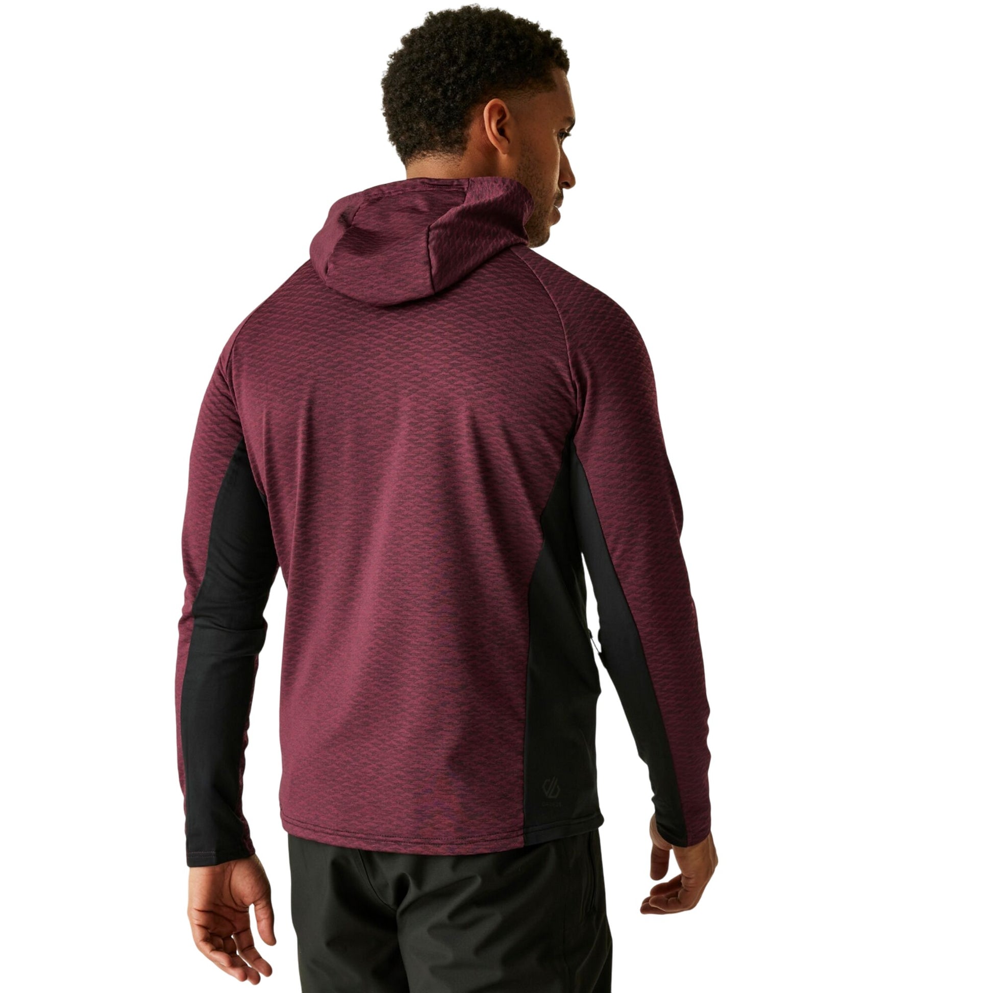 Fig-Black - Pack Shot - Dare 2B Mens Assimilate III Core Stretch Midlayer