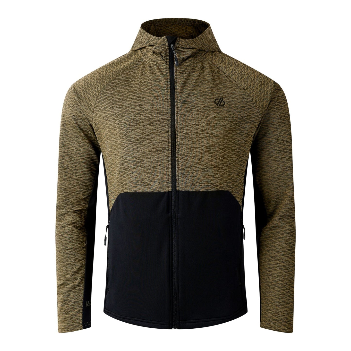 Martini Olive-Black - Front - Dare 2B Mens Assimilate III Core Stretch Midlayer