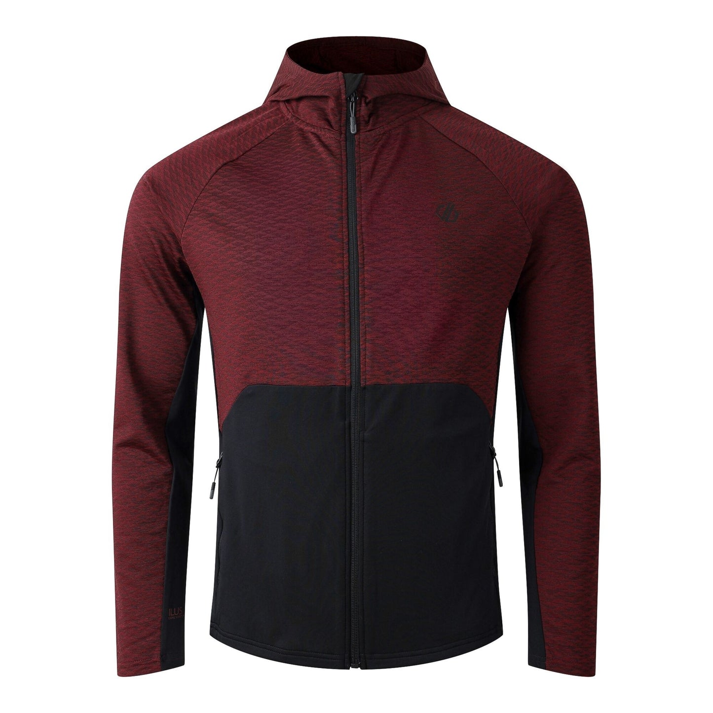 Fig-Black - Front - Dare 2B Mens Assimilate III Core Stretch Midlayer