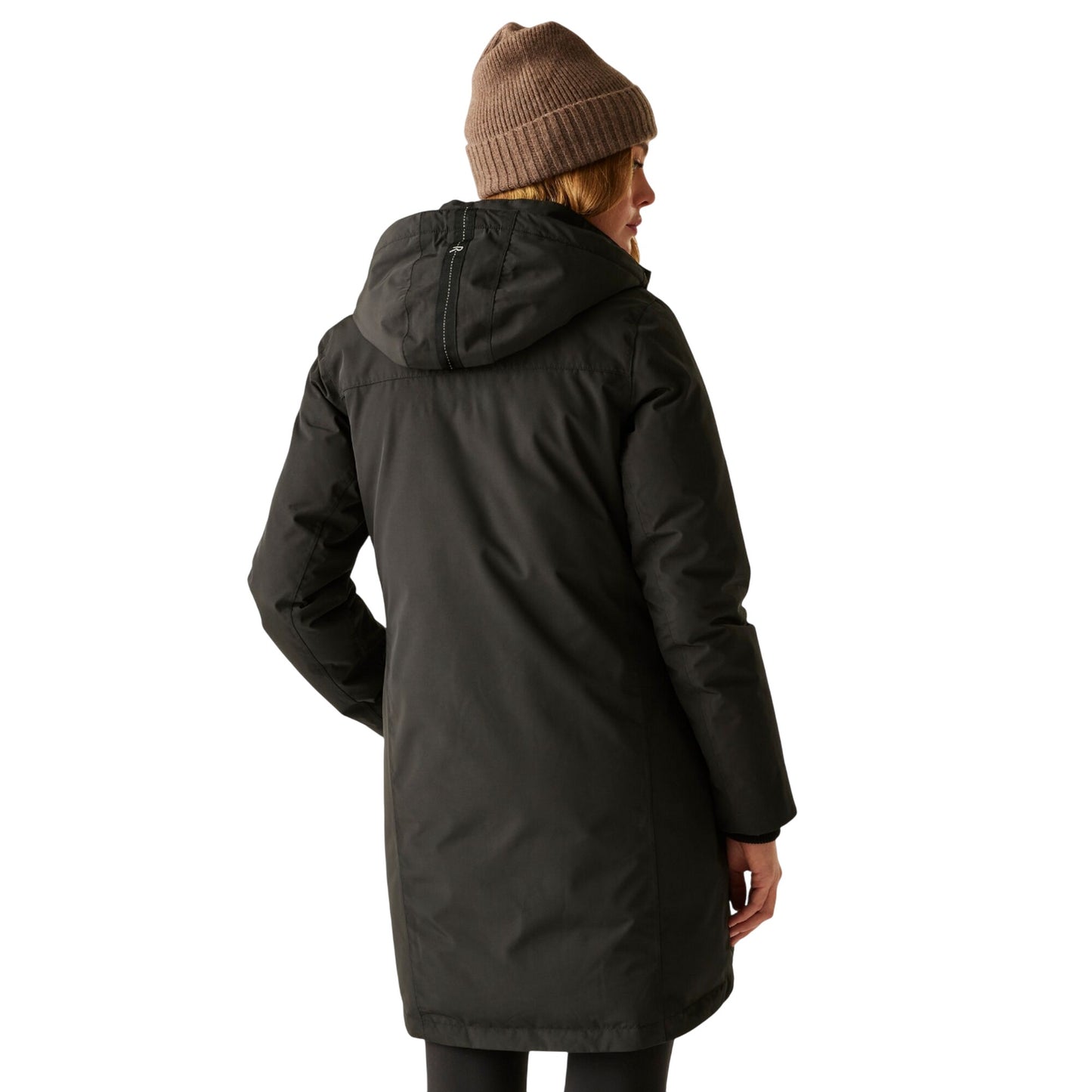 Black - Pack Shot - Regatta Womens-Ladies Marron Insulated Waterproof Jacket
