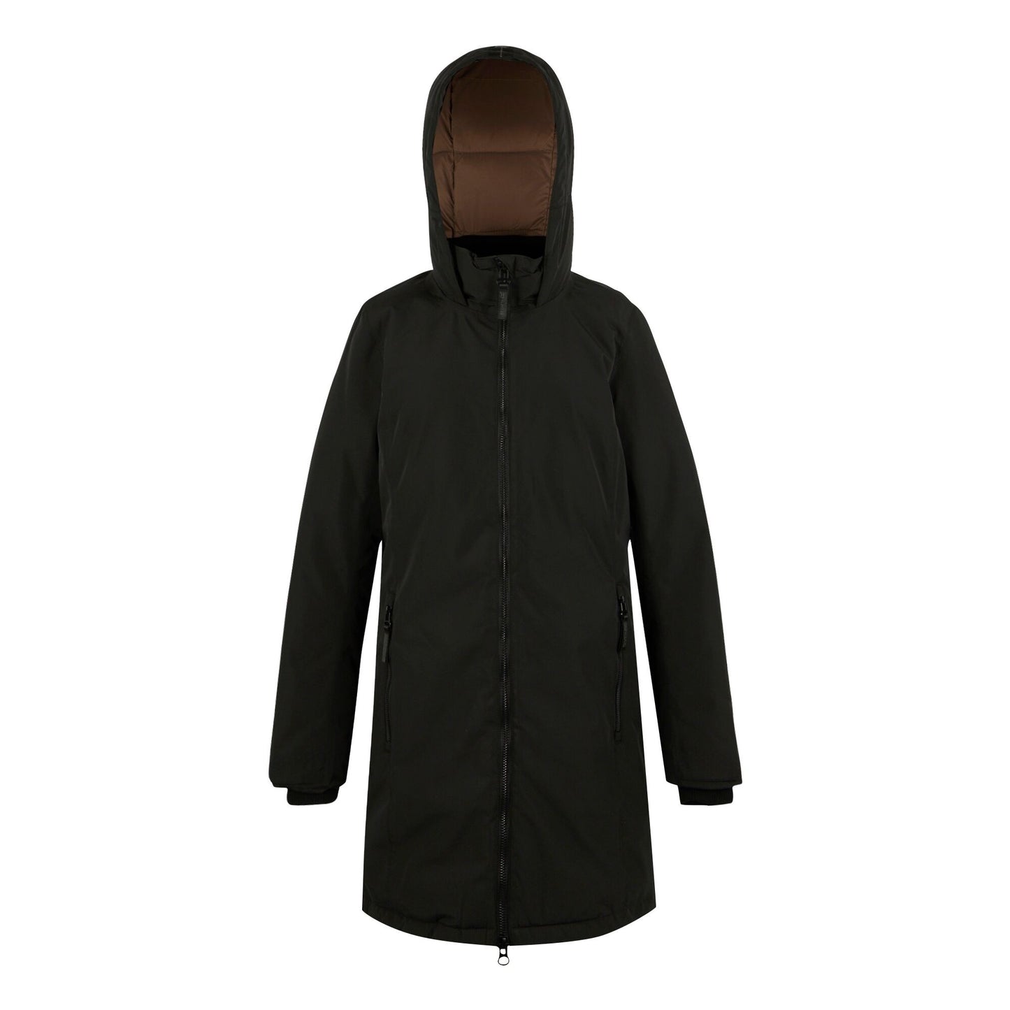 Black - Front - Regatta Womens-Ladies Marron Insulated Waterproof Jacket