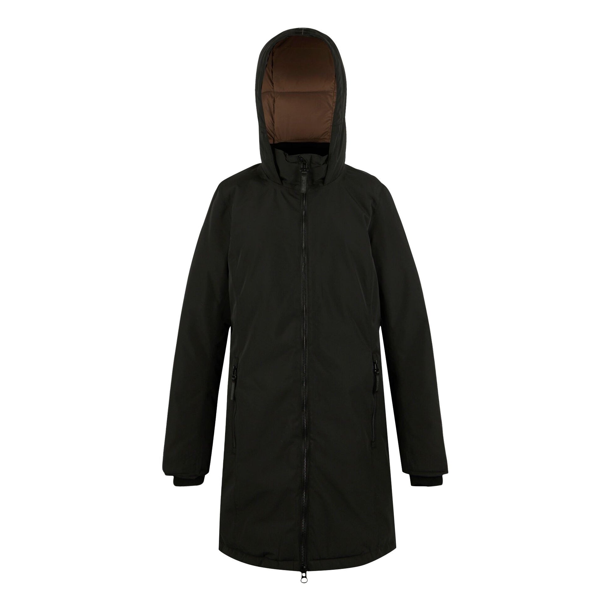 Black - Front - Regatta Womens-Ladies Marron Insulated Waterproof Jacket