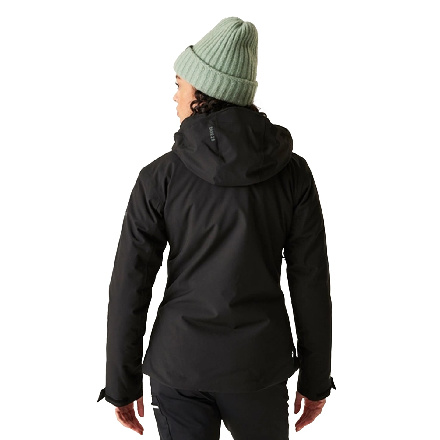 Black - Pack Shot - Dare 2B Womens-Ladies Torrek Blazen Insulated Waterproof Jacket