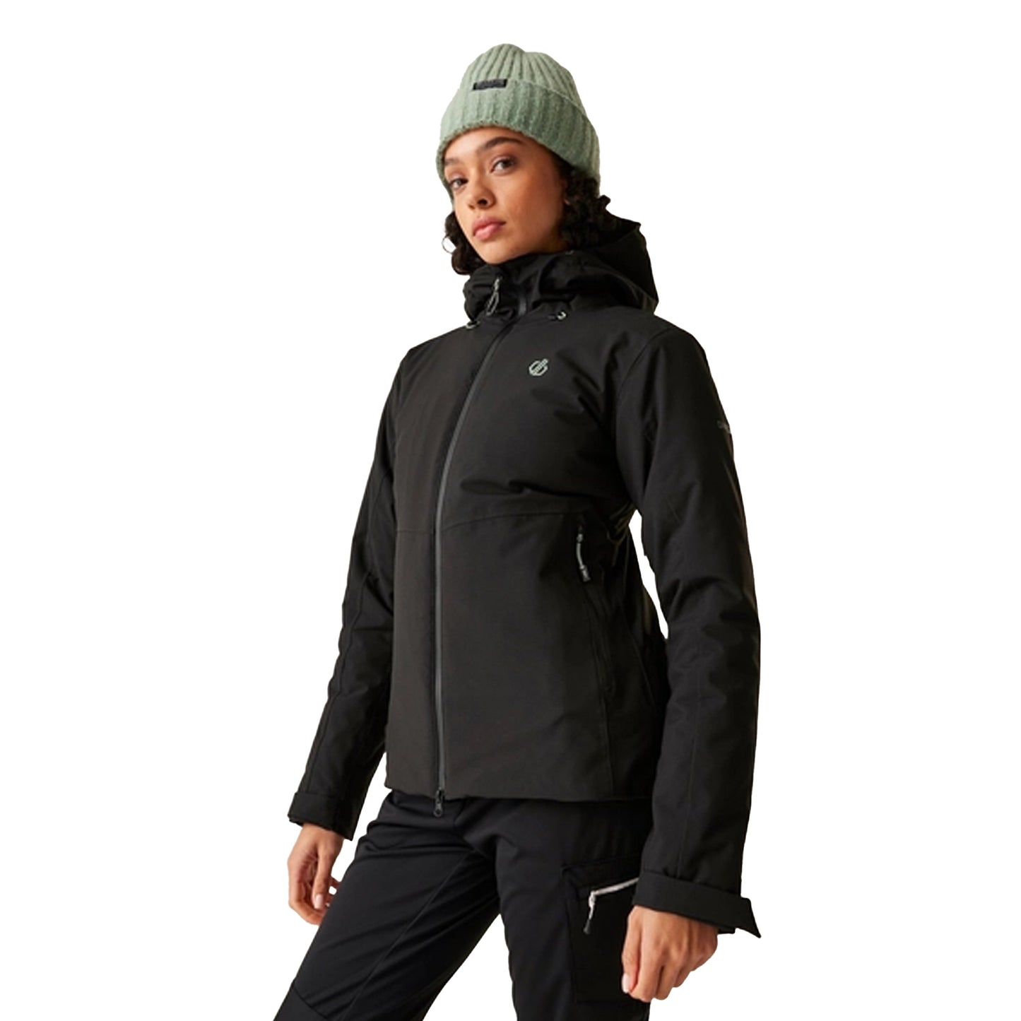Black - Lifestyle - Dare 2B Womens-Ladies Torrek Blazen Insulated Waterproof Jacket