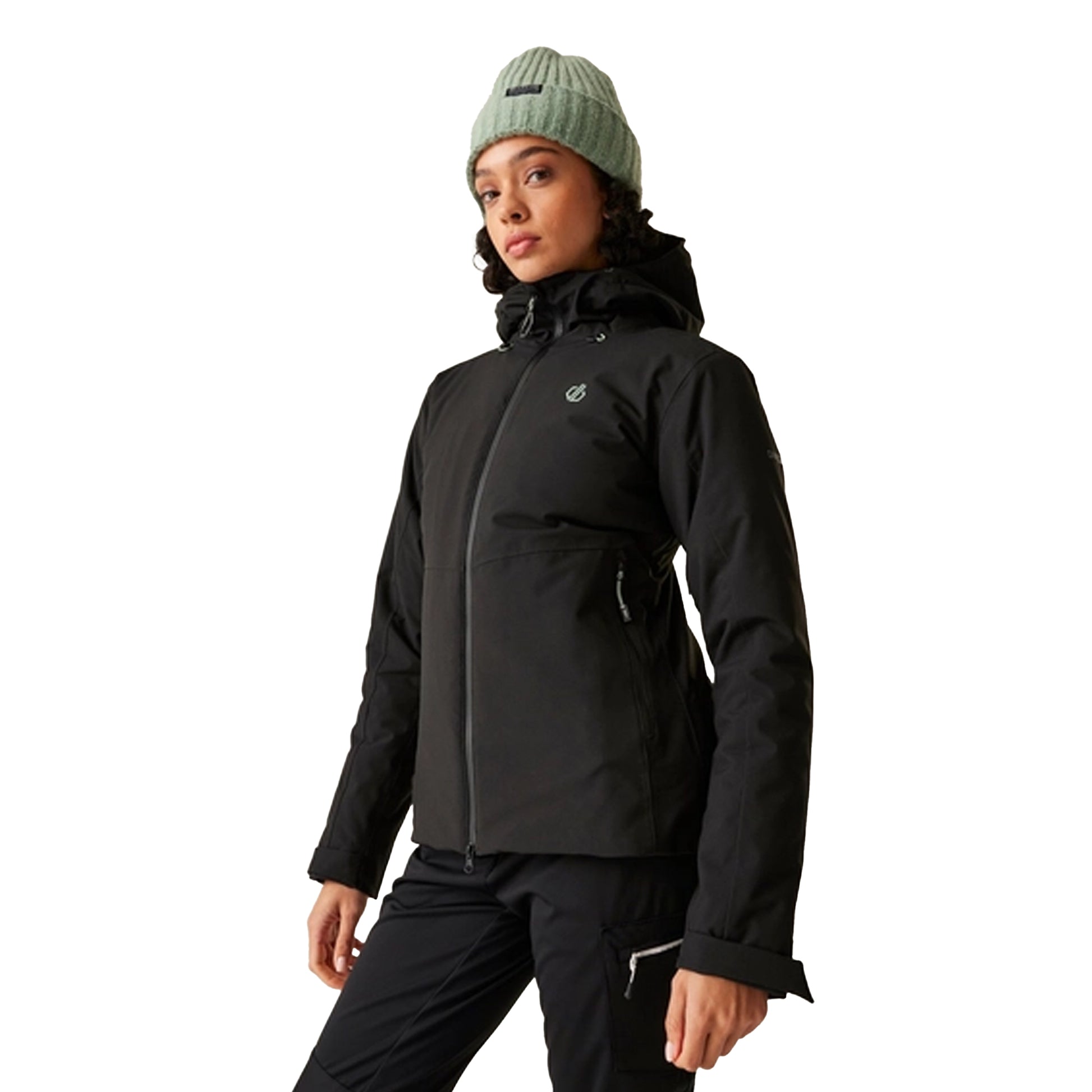 Black - Lifestyle - Dare 2B Womens-Ladies Torrek Blazen Insulated Waterproof Jacket