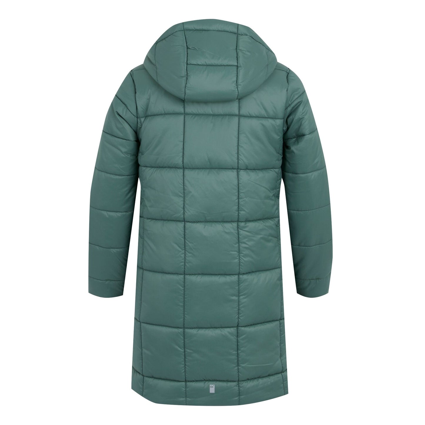 Spruce Green - Back - Regatta Childrens-Kids Embrie Quilted Padded Jacket
