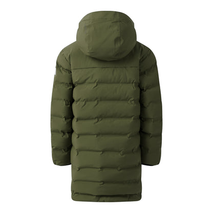 Dark Khaki - Back - Dare 2B Childrens-Kids Wander Padded Jacket