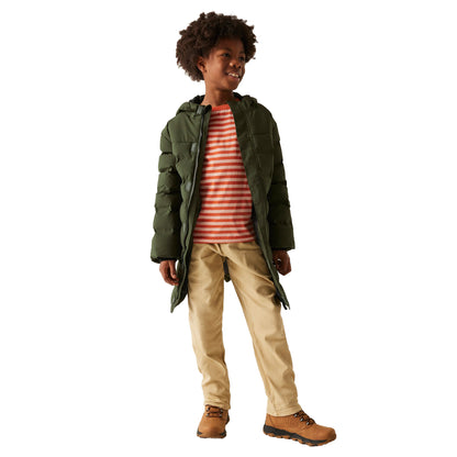 Dark Khaki - Pack Shot - Dare 2B Childrens-Kids Wander Padded Jacket
