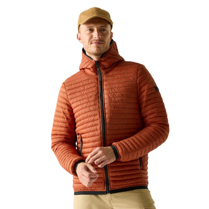 Brick Red - Lifestyle - Regatta Mens Rigain Padded Jacket