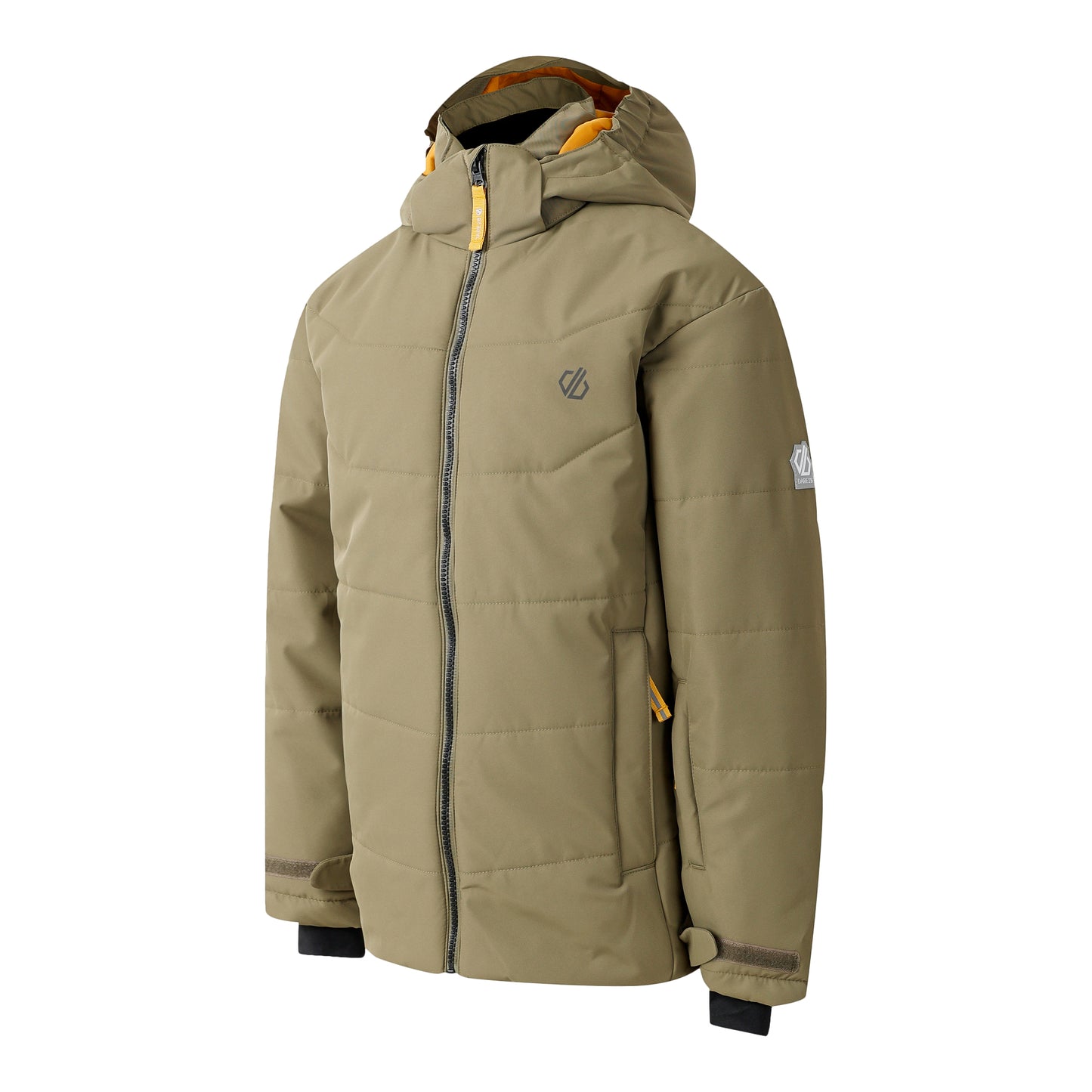 Martini Olive - Side - Dare 2B Childrens-Kids Explore Ski Jacket