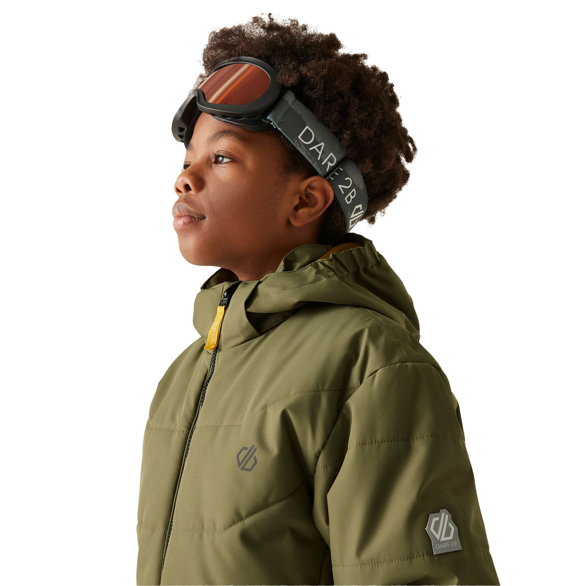 Martini Olive - Lifestyle - Dare 2B Childrens-Kids Explore Ski Jacket