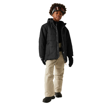 Black - Pack Shot - Dare 2B Childrens-Kids Explore Ski Jacket
