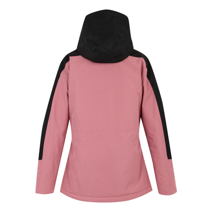 Dusty Rose-Black - Back - Regatta Womens-Ladies Maldeine Insulated Jacket