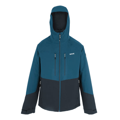 Moonlight Denim-Navy - Front - Regatta Mens Highton Stretch Padded Jacket