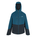 Moonlight Denim-Navy - Front - Regatta Mens Highton Stretch Padded Jacket