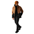 Nut Brown-Black - Side - Regatta Mens Highton Stretch Padded Jacket