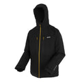 Black-Gold - Side - Regatta Mens Highton Stretch Padded Jacket