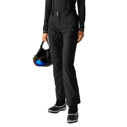 Black - Lifestyle - Dare 2B Womens-Ladies Diminish Waterproof Insulated Ski Trousers
