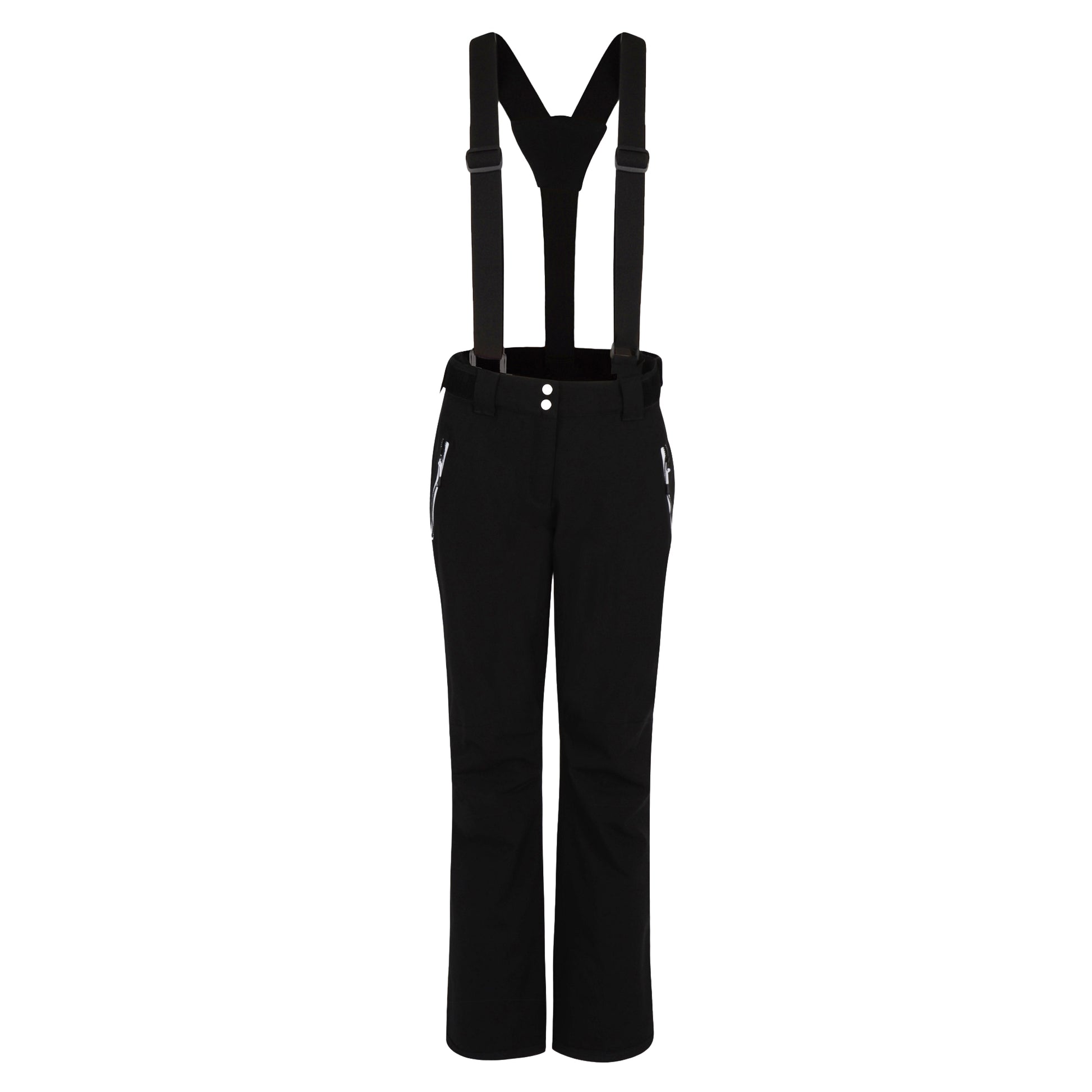 Black - Front - Dare 2B Womens-Ladies Diminish Waterproof Insulated Ski Trousers