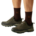 Peat-Wood - Close up - Regatta Mens Blake Low Walking Shoes